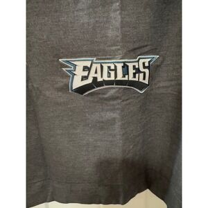Philadelphia Eagles NFL Embroidered Cotton Pillow Sham Standard Size Gray